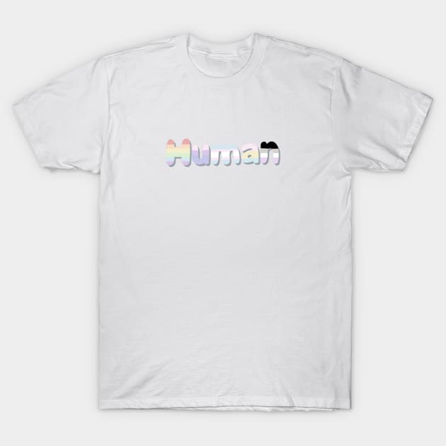 Human LBGTQ pride T-Shirt by Mydrawingsz